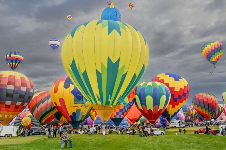 Inside the Basket - Kyle McConahy, Balloon Fiesta Navigator