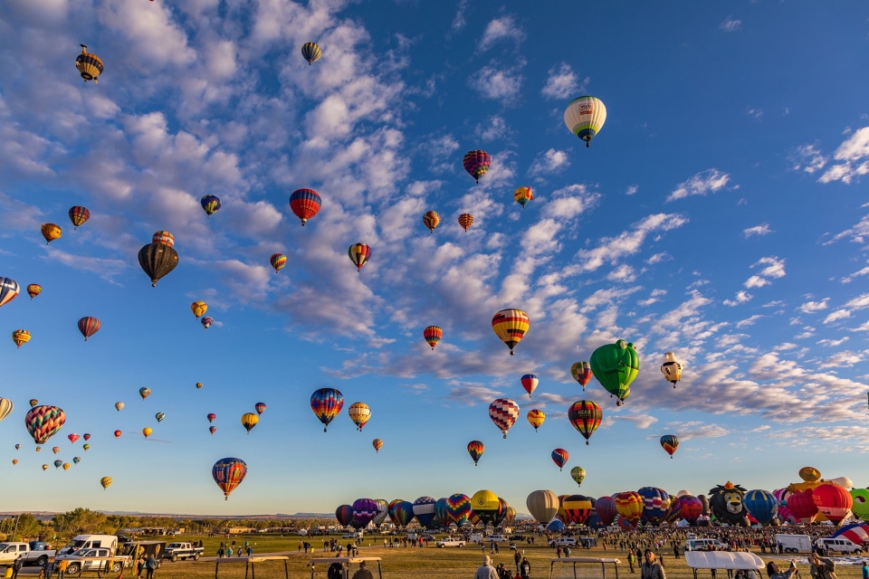 hot air balloon fiesta