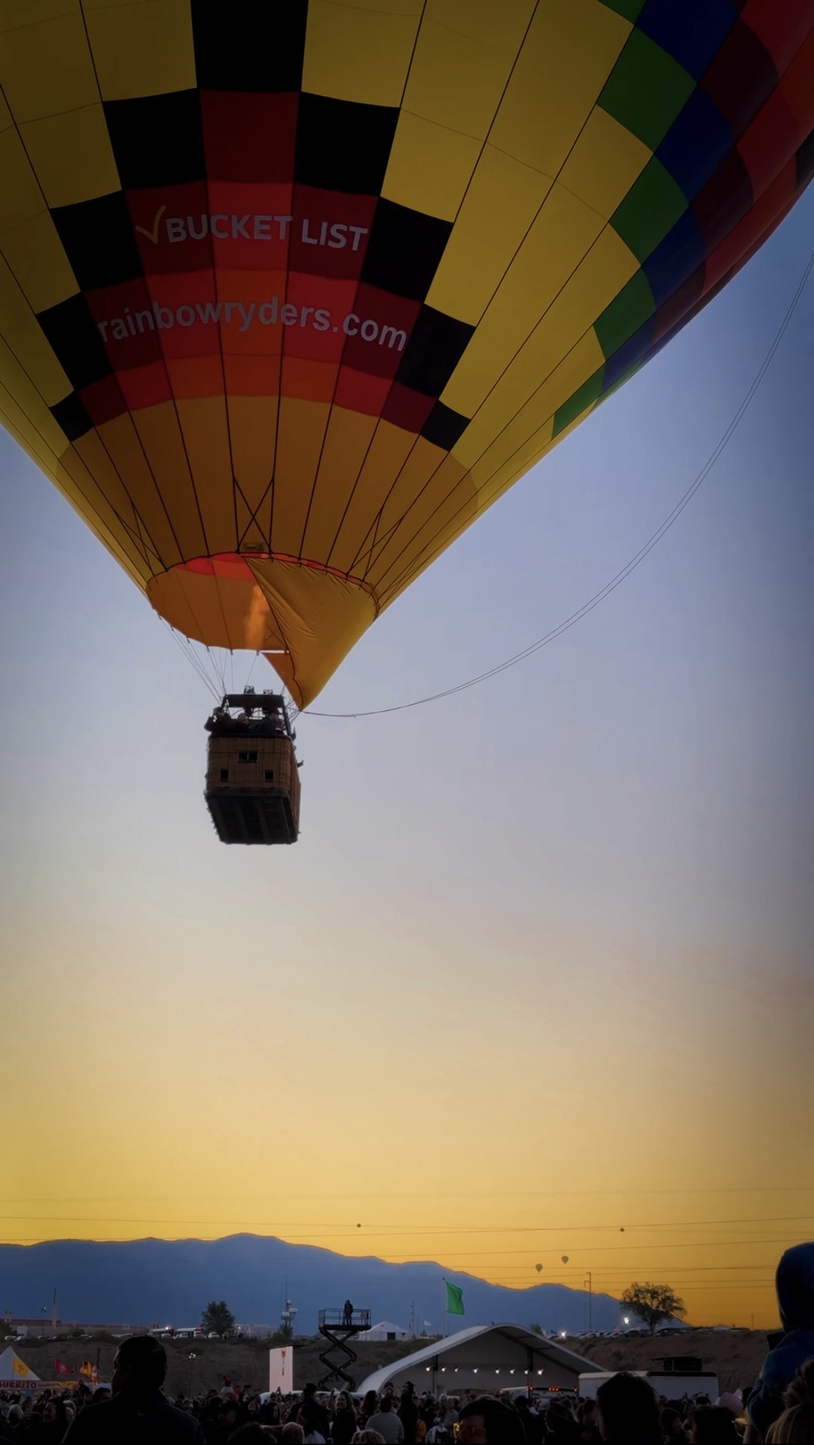 Inside the Basket - Nate Herrera, Balloon Fiesta guest, and Visual Storyteller.